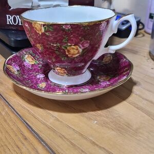 Royal Albert Ruby Lace Bone China